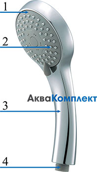 Конструкция лейки для душа